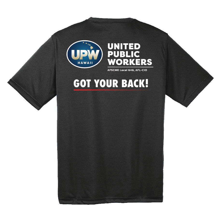 UPW Got Your Back Tee - Black (ST350)